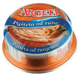 DROGA-PAŠTETA ARGETA TUNA 95GR  