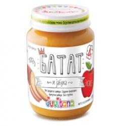 SWISSLION-KAŠICA BATAT I JABUKA 128G 