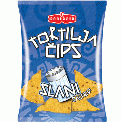 PODRAVKA-CIPS TORTILJA SLANI 50GR 