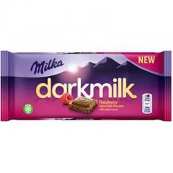 KRAFT-ČOKOLADA DARK MILK MALINA 85GR 