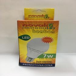 NOVAKO-SIJALICA LED E27 7W BELA SVETLOST 