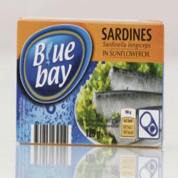 BLUEBAY-SARDINA SA PAPRIČICOM 125G 